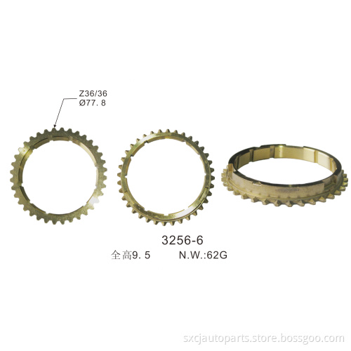 Auto parts Manual gearbox parts Transmission Brass Synchronizer Ring